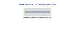 Desktop Screenshot of medical-breakthroughs.com
